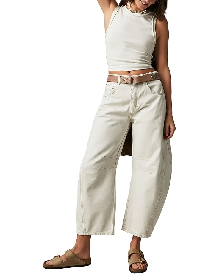 Free People We The Free Good Luck Mid-Rise Barrel Jeans 8 Free People We The Free Good Luck Mid-Rise Barrel Jeans - Image 6