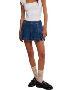 Free People Madison Ave Denim Mini | Skirts