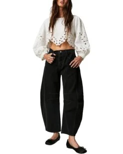 Free People We The Free Good Luck Mid-Rise Barrel Jeans 16 Free People We The Free Good Luck Mid-Rise Barrel Jeans -Chic Attire Shop 717 b5e3rDL. AC SR736920