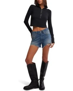 Free People Midnight 1/2 Zip | Shirts & Tops -Chic Attire Shop 719482mRljL. AC SR736920