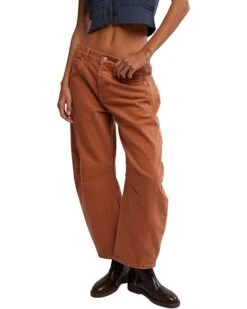 Free People Good Luck Mid Rise Barrel | Jeans