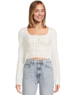 Free People Scarlet Smocked Long Sleeve | Shirts & Tops