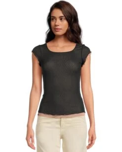 Free People Double Take Mesh Tee | Shirts & Tops