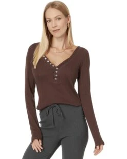 Free People Coffee Chat Long Sleeve | Shirts & Tops