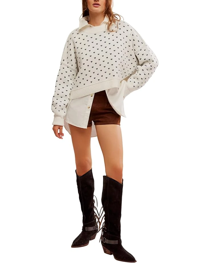 Free People Pattern Easy Street Crop | Sweaters 6 Free People Pattern Easy Street Crop | Sweaters - Image 4