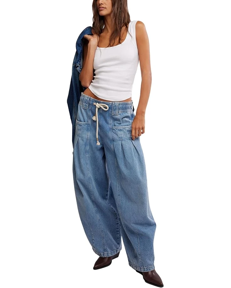 Free People Margo Wide Barrel Pull On | Pants 6 Free People Margo Wide Barrel Pull On | Pants - Image 4