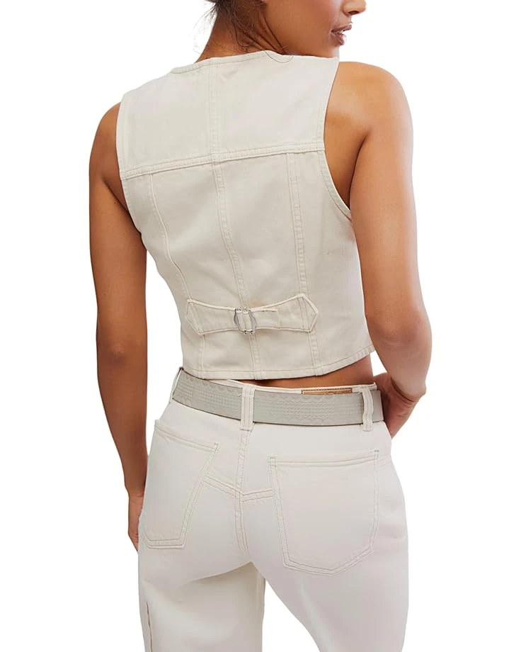 Free People Tate Denim Vest | Coats & Outerwear 4 Free People Tate Denim Vest | Coats & Outerwear - Image 2