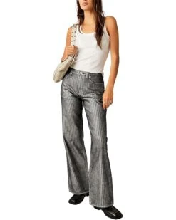 Free People Tinsley Metallic Stripe Bootcut | Jeans 9 Free People Tinsley Metallic Stripe Bootcut | Jeans -Chic Attire Shop 71iq 4VolYL. AC SR736920