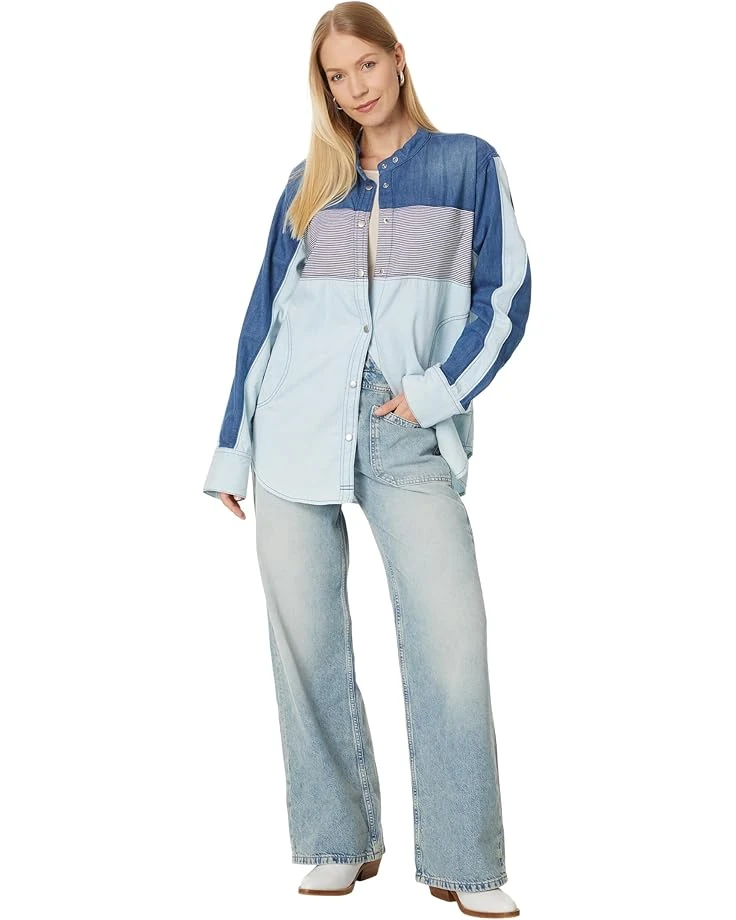 Free People Moto Color Block Shirt | Shirts & Tops 6 Free People Moto Color Block Shirt | Shirts & Tops - Image 4