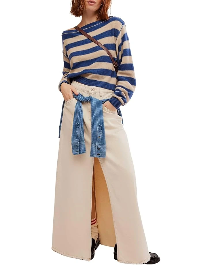 Free People Witness The Fitness Into The Blue Pullover | Sweaters 6 Free People Witness The Fitness Into The Blue Pullover | Sweaters - Image 4