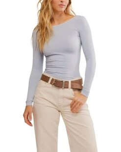 Free People Low Back Seamless Long Sleeve | Shirts & Tops -Chic Attire Shop 71os3RY0ixL. AC SR736920
