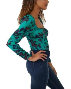 Free People Hilary Printed Top | Shirts & Tops -Chic Attire Shop 71xe49SQocL. AC SR736920
