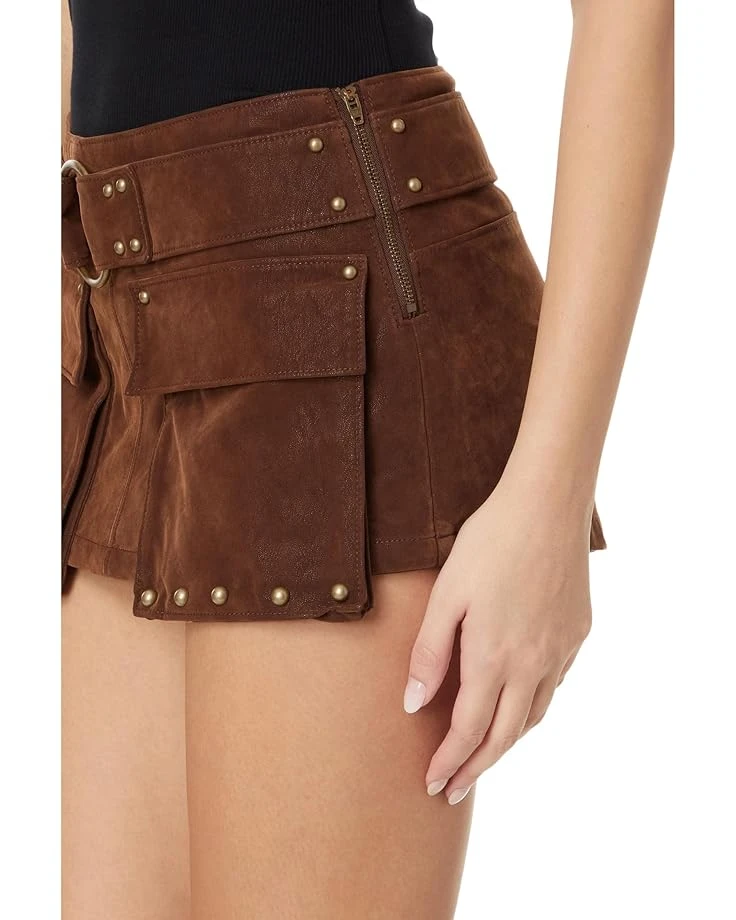 Free People Suede Micro Mini Skort | Skirts 5 Free People Suede Micro Mini Skort | Skirts - Image 3