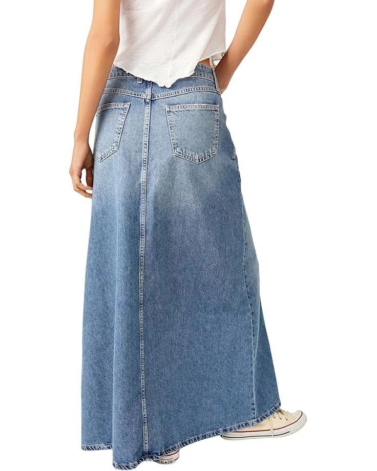 Free People Come As You Are Denim Max | Skirts 4 Free People Come As You Are Denim Max | Skirts - Image 2