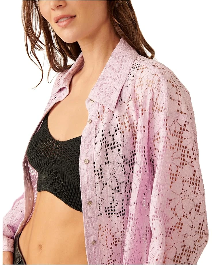 Free People In Your Dreams Lace Buttondown | Shirts & Tops 5 Free People In Your Dreams Lace Buttondown | Shirts & Tops - Image 3