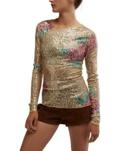 Free People Printed Gold Rush Long Sleeve | Shirts & Tops 11 Free People Printed Gold Rush Long Sleeve | Shirts & Tops -Chic Attire Shop 81eDREaaC7L. AC SR736920