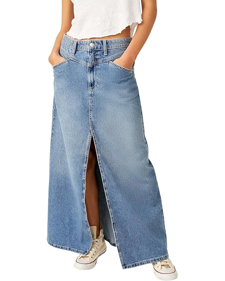 Free People Come As You Are Denim Max | Skirts 3 Free People Come As You Are Denim Max | Skirts
