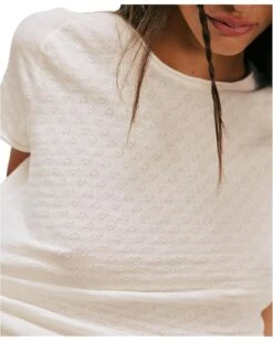 Free People Be My Baby Ss Pointelle Heart | Shirts & Tops -Chic Attire Shop 81lh3Dm3pIL. AC SR736920