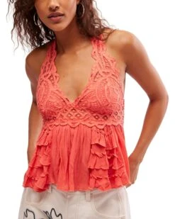 Free People Adella Halter Cami | Shirts & Tops