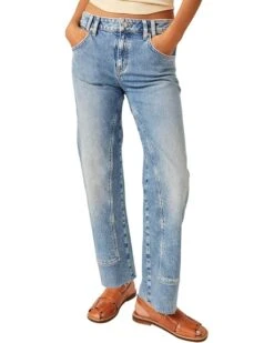 Free People Risk Taker High-Rise Straight | Jeans -Chic Attire Shop 81zh2OCsTL. AC SR736920