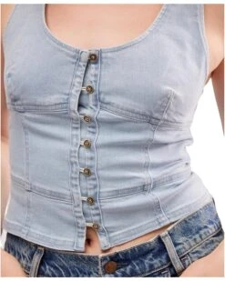 Free People Sally Corset Top Denim | Shirts & Tops 9 Free People Sally Corset Top Denim | Shirts & Tops -Chic Attire Shop 91DQIKeE9aL. AC SR736920